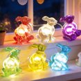 thumbnail image 4 of weibbin Easter Decoration Bunny String Lights 10/20/30LED Copper Wire Fairy Lamp For Home Party Table Centerpiece 39/78/118in, 4 of 7