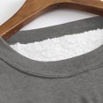 thumbnail image 4 of IROINID Liquidation Chandail de Noël pour Femmes Imprimé Manches Régulières Automne Hiver Ample Vacances Détente Manches Col Rond Chemise Hauts, Gris, 4 of 5