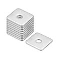 thumbnail image 1 of Uxcell Rondelle Carrée, Lot de 20, M5x20x20x1,5 mm, Rondelles pour Plaques Carrées en Acier Inoxydable 304, 1 of 5