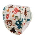 thumbnail image 4 of Bas de Maillot de Bain Couche Pantalon Réutilisable Ajustable pour Nourrisson Bébé Garçon Fille Tout-Petit Animaux, 4 of 8