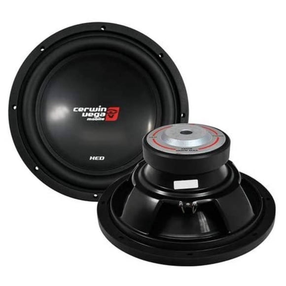 Cerwin Vega XED10V2 800 Watts Max 4Ohms 10 Inches SVC Single Car Audio Subwoofer