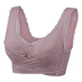 thumbnail image 1 of MIASHUI Bras for Women Front Side Buckle Lace Edge without Steel Ring Movement Seamless Gathering Adjustment Yoga Sleep Large Bra, 1 of 4