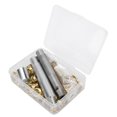 thumbnail image 1 of Brass Grommet, 8mm Eyelet Grommet Rustproof 100 Sets With Hole Punch Setting Tool Storage Box For Tents Gold,Silver,Copper Color,Gray, 1 of 8