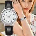 thumbnail image 2 of Kcodviy Men's Ladies Quartz Digital Womens Small Watch Luxury Chronograph Leather Simple Womens Watch Men's Gift, 2 of 2
