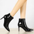 thumbnail image 2 of Unique Bargains Bottines à Talons Aiguilles Hauts à Bout Pointu pour Femmes, 2 of 4