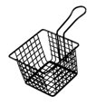 thumbnail image 2 of simhoa Deep Fry Basket French Fries Basket Mesh Skimmer Sifter Kitchen Cooking Tool Small, 2 of 8