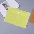 thumbnail image 1 of UsRHHA A4 Transparent Document Bag, Thickened Waterproof Snap Closure, Plastic Archive Data Folder, 1 of 5