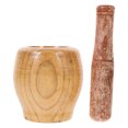 thumbnail image 5 of 1 Set Durable Household Garlic Pugging Pot Pedestal Bowl Mortar and Pestle Set for Home Restaurant Kitchen (9cm), 5 of 5