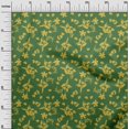 thumbnail image 2 of oneOone Polyester Lycra Green Fabric Florals Sewing Craft Projects Fabric Prints By Yard 56 Inch Wide, 2 of 4