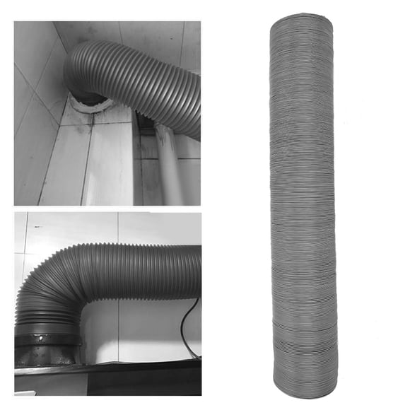 Loewten Tuyau de Conduit, Double Couche Épaisse en Aluminium Flexible pour Ventilation, Tuyau d'Extraction