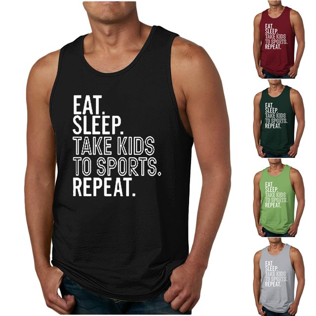 Qertyioot T-Shirts Graphiques Amusants Nouvelle Mode Décontractée Débardeur Estival à Fleurs pour Homme Imprimé Sport à Col Rond