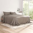 thumbnail image 2 of ienjoy Home Bamboo 4 Piece Sheet Set, King, Taupe, 2 of 4