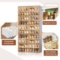thumbnail image 4 of ANTBOX 10-Tier Stackable Shoe Organizer Cabinet with Magnetic Doors, Foldable Plastic Storage, Clear, 4 of 5