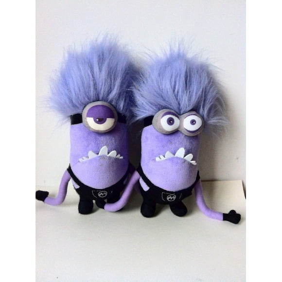 Minions Collection Despicable Me Purple Plush Toy Doll G-sebneei
