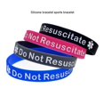 thumbnail image 3 of Decodeary 10Pcs Silicone Bracelet Bracelets Simple Style Rubber Wristband Decoration Gray, 3 of 6