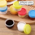 thumbnail image 4 of Ensemble de Pots Ronds Compacts avec Couvercles Étanches Contenants de Rangement Mini Pratiques pour l'Organisation de la Cuisine à la Maison 35 ml Lot de 6 6 Pcs, 4 of 8