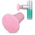 thumbnail image 4 of Muscle Massager Head, Silicone Replacement Fascia Massager Head Reduce Soreness 18-19mm  For Home Pink,Light Green, 4 of 8