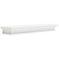 thumbnail image 3 of NovaSolo Halifax Extra Long Floating Wall Shelf in Pure White, 3 of 8