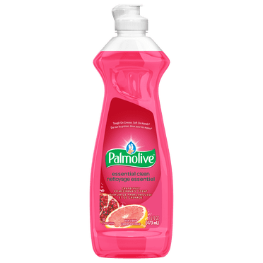 Palmolive Essential Clean Liquid Dish Soap, Grapefruit Pomegranate Scent - 16 Fluid Ounce