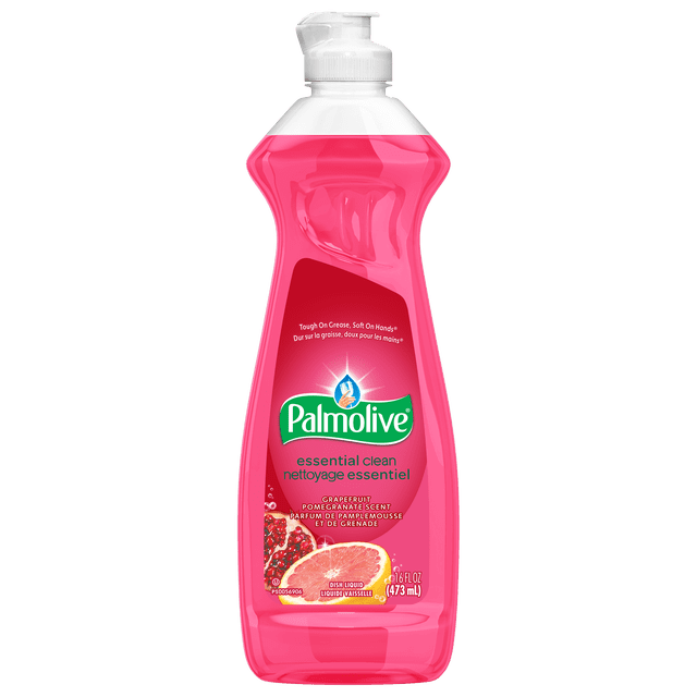Palmolive Essential Clean Liquid Dish Soap, Grapefruit Pomegranate Scent - 16 Fluid Ounce