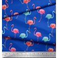 thumbnail image 3 of Soimoi Silk Fabric Flamingo Bird Fabric Prints by Yard 42 Inch Wide, 3 of 3