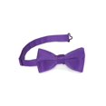 thumbnail image 1 of Gravity Threads Classic Pre-tied Adjustable Fashion Bowtie, Purple, 1 of 2