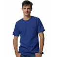 thumbnail image 1 of Hanes Beefy-T Men`s Pocket T-Shirt, 3XL, Deep Royal, 1 of 3