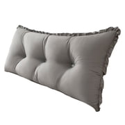 MKHSQHDG Clearance Rectangular Large Backrest Sofa Waist Soft Bedroom Bed Removable and Washable
