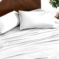 thumbnail image 4 of Bare Home Bamboo Sheet Set - Made from Rayon Fibers - Deep Pockets - 4 Piece - Split Head Flex King, White, 4 of 7