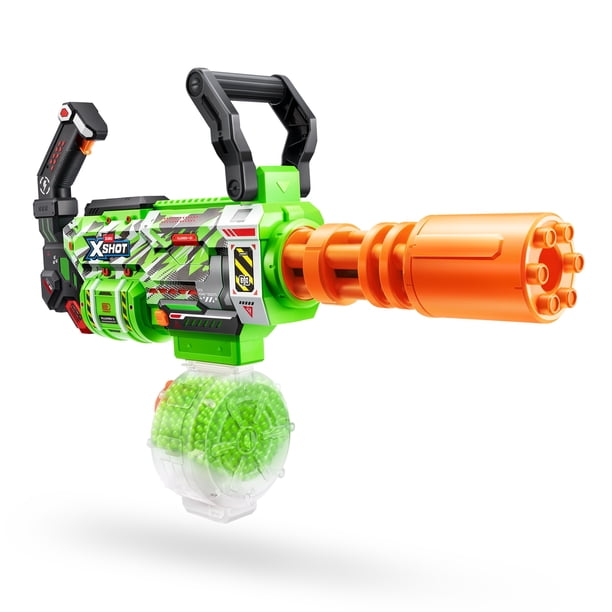 XSHOT Hyper Gel Glow Motorized Gatling Blaster with 10,000 Gel