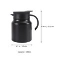 thumbnail image 2 of OULII Hot Coffee Carafe Stainless Steel for Restaurant Use 1Set, 2 of 8
