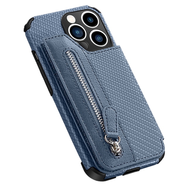 Card Holder Cover Flip Cell Phone Clip PU Card Slots Magnetic Shockproof phone case for iP14 Pro Max