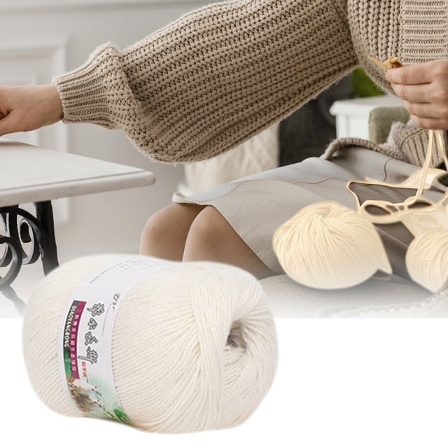 Yhmxh Wool Yarn - 1 Pack Assorted Colors Crocheting Yarn Knitting Yarn,Thick Yarn Fine Yarn for Crocheting & Knitting Kit for Colorful Craft Gift for Beginners and Adults