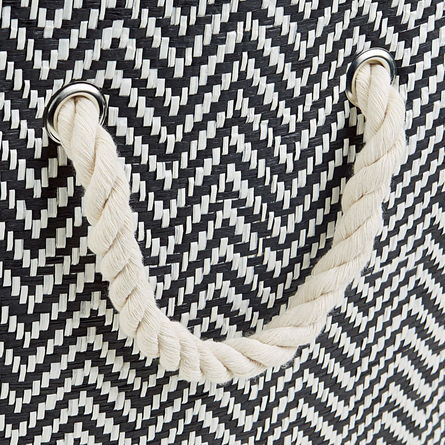 Panier en papier tissé Hometrends