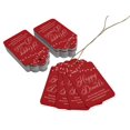 thumbnail image 3 of Inkdotpot 100 Pack Real Rose Gold Foil Paper Tags Happy Diwali Favor Hang Tag, 3 of 6