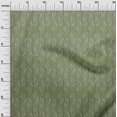 thumbnail image 2 of oneOone Georgette Viscose Fabric Swirl & Geometric Block Print Fabric BTY 42 Inch Wide, 2 of 4