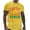 Yellow, variant on LUOGENLI Male T-shirts for Mens Male Mexico Festival Themed T Shirt Solid Color Partial Graphic Print Top Shirt T-shirts for Men Graphic Tee Easter Yellow M