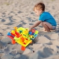 thumbnail image 2 of Colorful 4 In 1 Sand Water Table For Kids Activity Sensory Play Table Beach Sand Toy 25Pcs, 2 of 8