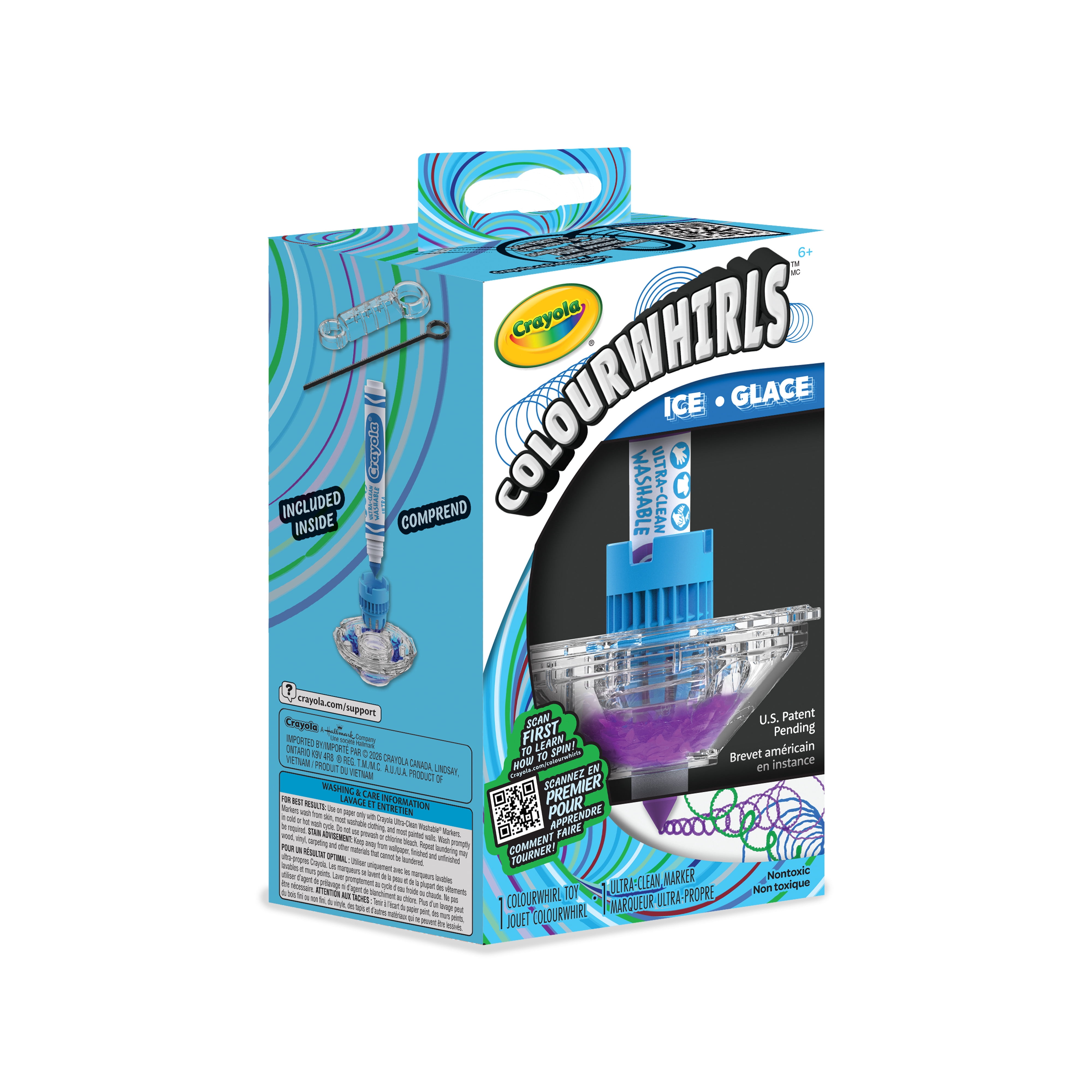 Colourwhirls Crayola - Vortex polaire, 1 unité