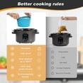 thumbnail image 3 of Oleegame 1PC Tin Foil Roll Slow Cooker Silicone Separator Slow Cooker Silicone Inner Liner Slow Cooker Split Inner Liner, 3 of 8