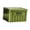 Green, variant on Siruishop Lidded Storage Bin Large Capacity Car Trunk Organizer for Toys Clothes Shoes Green