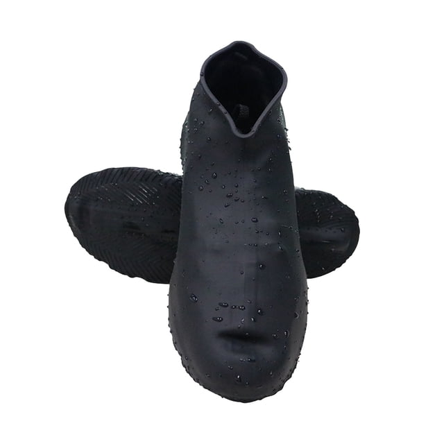 Pompotops Housse de Chaussure en Silicone Imperméable Housse de Chaussure Sports de Plein Air Portable Silicone Antidérapant Résistant à la Saleté Housse de Chaussure de Pluie (L) Liquidation