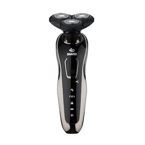 Electric Shaver Multi-Functional Rechargeable Shaving-Razor Washable Floating Three-Blade Beard-Razor