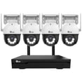 thumbnail image 1 of Elder 4K WiFi PTZ Security Camera System, AI-Powered 8CH NVR 1TB & 4-Camera 4K Semi Wireless Cameras Outdoor Color Night Vision, Person Detection Smart Home Surveillance CCTV DIY, 1 of 11