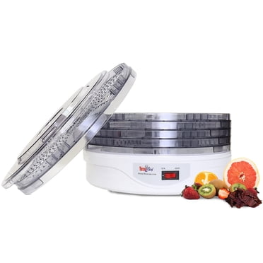 Total Chef Countertop Food Dehydrator with 5 Trays, Compact & Energy-Efficient Dehydration for Fruits & Snacks