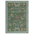 thumbnail image 3 of Washable Rug 9x12 Mushroom Butterfly Large Area Rug Non Slip Living Room Rugs Insect Moth Print Accent Carpet Non Shed Soft Bedroom Carpets Thin Foldable Modern Carpet for Farmhouse, Green, 3 of 6