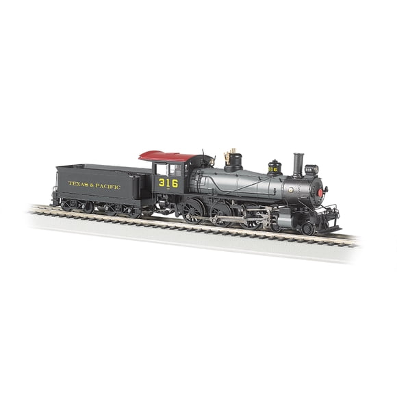 Bachmann Industries Baldwin 52" Driver 4-6-0 Dcc Ready Locomotive - Texas Pacific #316 - (1: 87 HO Scale)