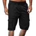 thumbnail image 2 of Diufon Men's Hiking Cargo Shorts Casual Printed Spring Summer Drawstring Outdoor Sport Shorts with Pockets, 2 of 5
