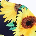 thumbnail image 4 of 2025 Robe pour Tout-Petit s Florale Dos Ligne A Tournesols Manches Longues Plage Lavande Robe Robe Princesse, 4 of 7