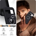 thumbnail image 5 of KOMI for Google Pixel 9 Pro XL Case, Slim Fit Case for Pixel 9 Pro XL with Metal Ring Holder Kickstand, Dual Layer Shockproof Protective Phone Case for Google 9 Pro XL 6.8", Black, 5 of 5